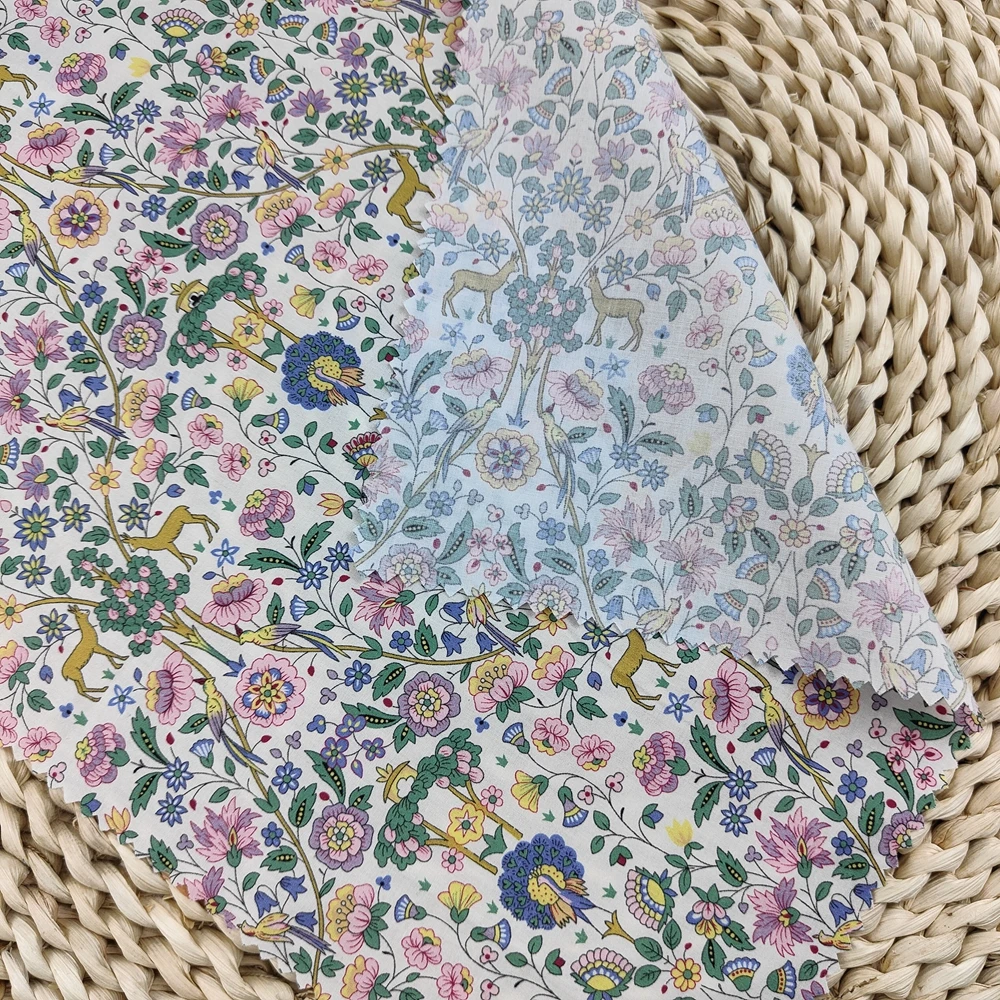 Top Selling 2023 Colorful New Tana Labirty Floral Printed Design Clothing Cotton Poplin Printed Fabrics Lawn for Dress - Image 4