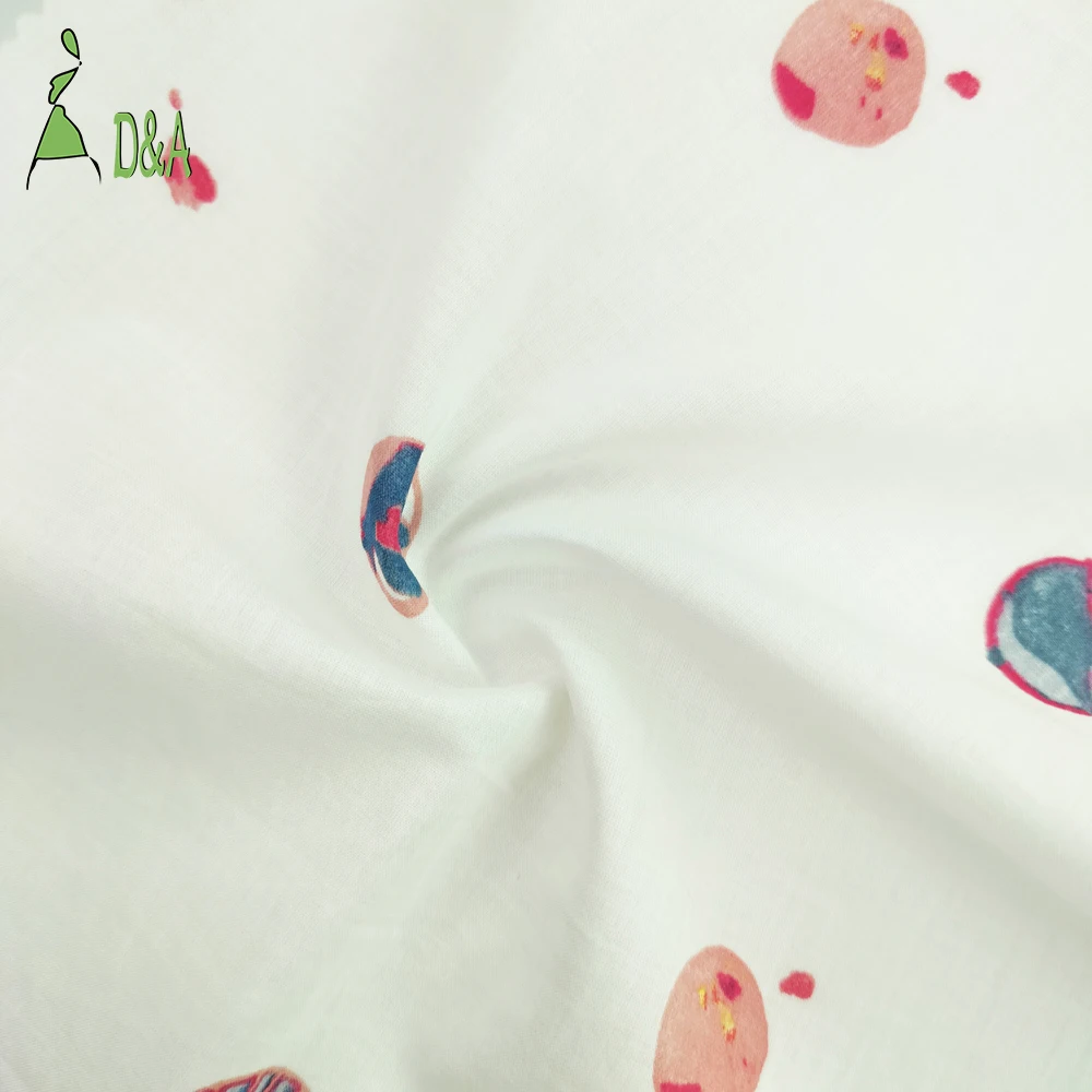 Cheap Price Ready Shipping 100% Cotton Voile Fabric Eco-Friendly Stretch Cartoon Prints for Girls Garment Lining - Image 2