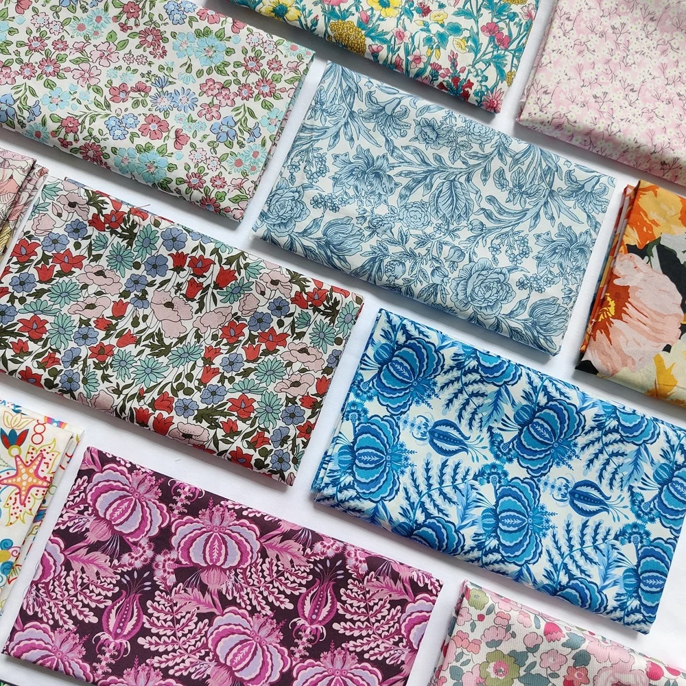 Top Selling 2023 Colorful New Tana Labirty Floral Printed Design Clothing Cotton Poplin Printed Fabrics Lawn for Dress - Image 3