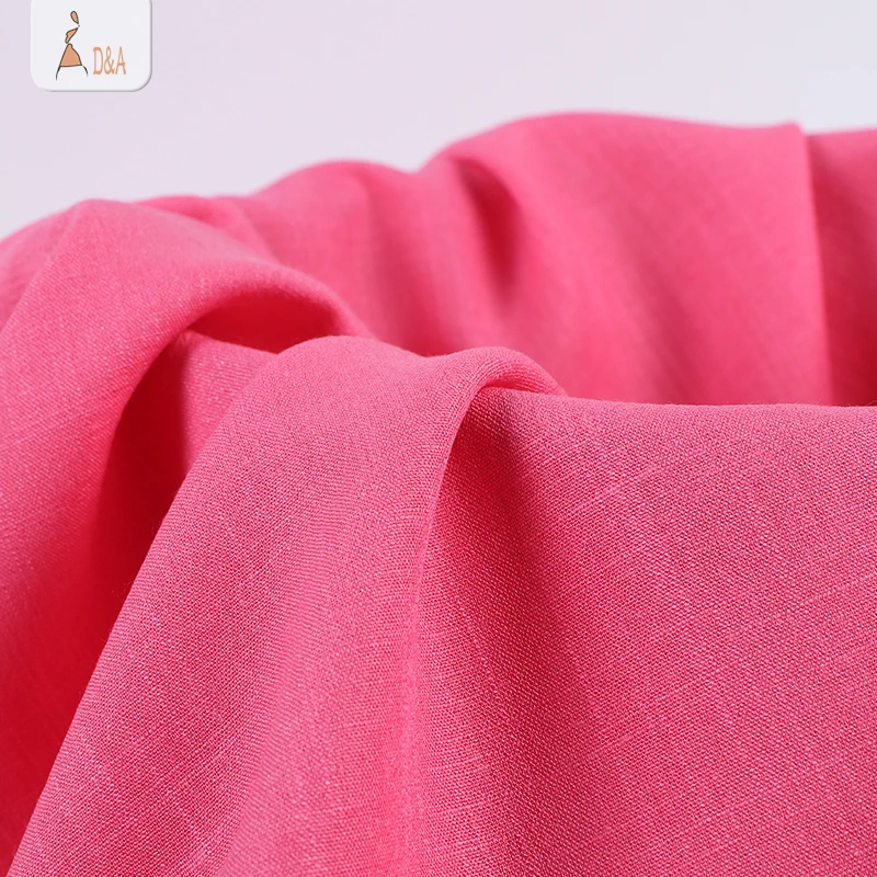2022 New Fashion Comfortable 130gsm 80% Rayon 20% Nylon Fabric Plain Style for Women's Woven Shirt & Dress Dyed Pattern - Image 4