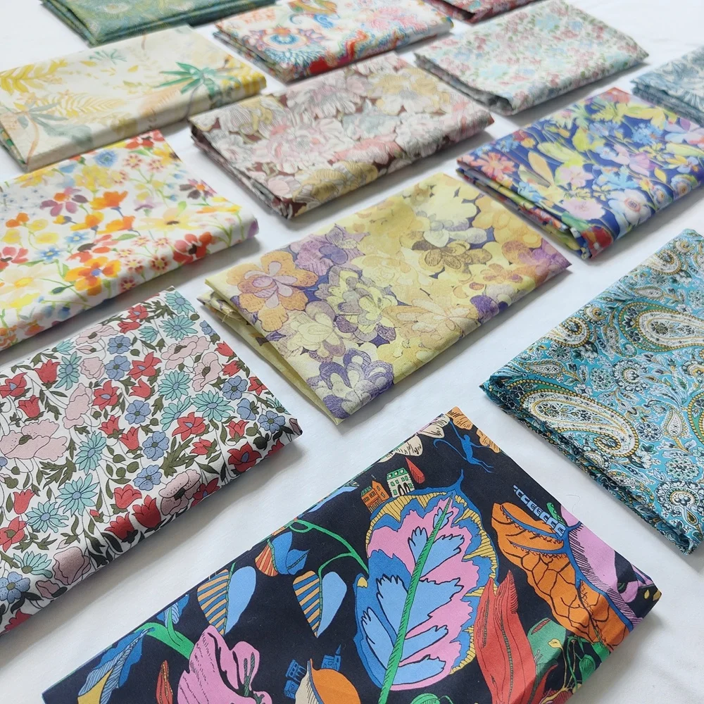 Top Selling 2023 Colorful New Tana Labirty Floral Printed Design Clothing Cotton Poplin Printed Fabrics Lawn for Dress - Image 2