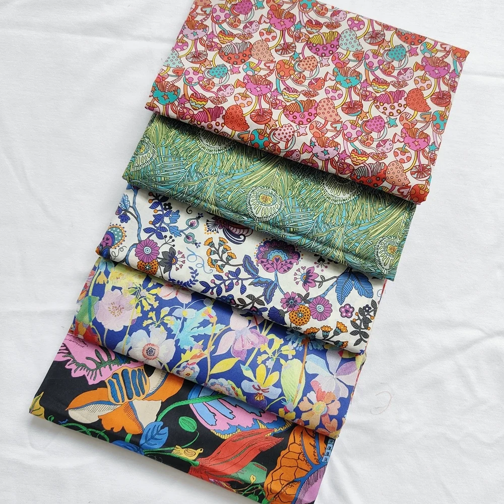Top Selling 2023 Colorful New Tana Labirty Floral Printed Design Clothing Cotton Poplin Printed Fabrics Lawn for Dress - Image 6