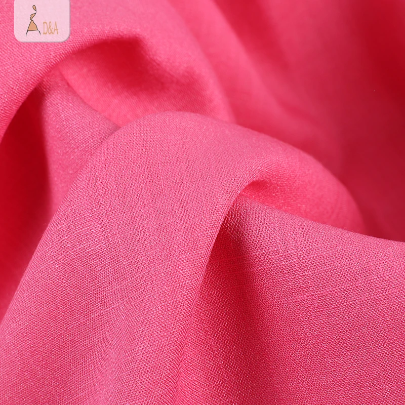2022 New Fashion Comfortable 130gsm 80% Rayon 20% Nylon Fabric Plain Style for Women's Woven Shirt & Dress Dyed Pattern - Image 3