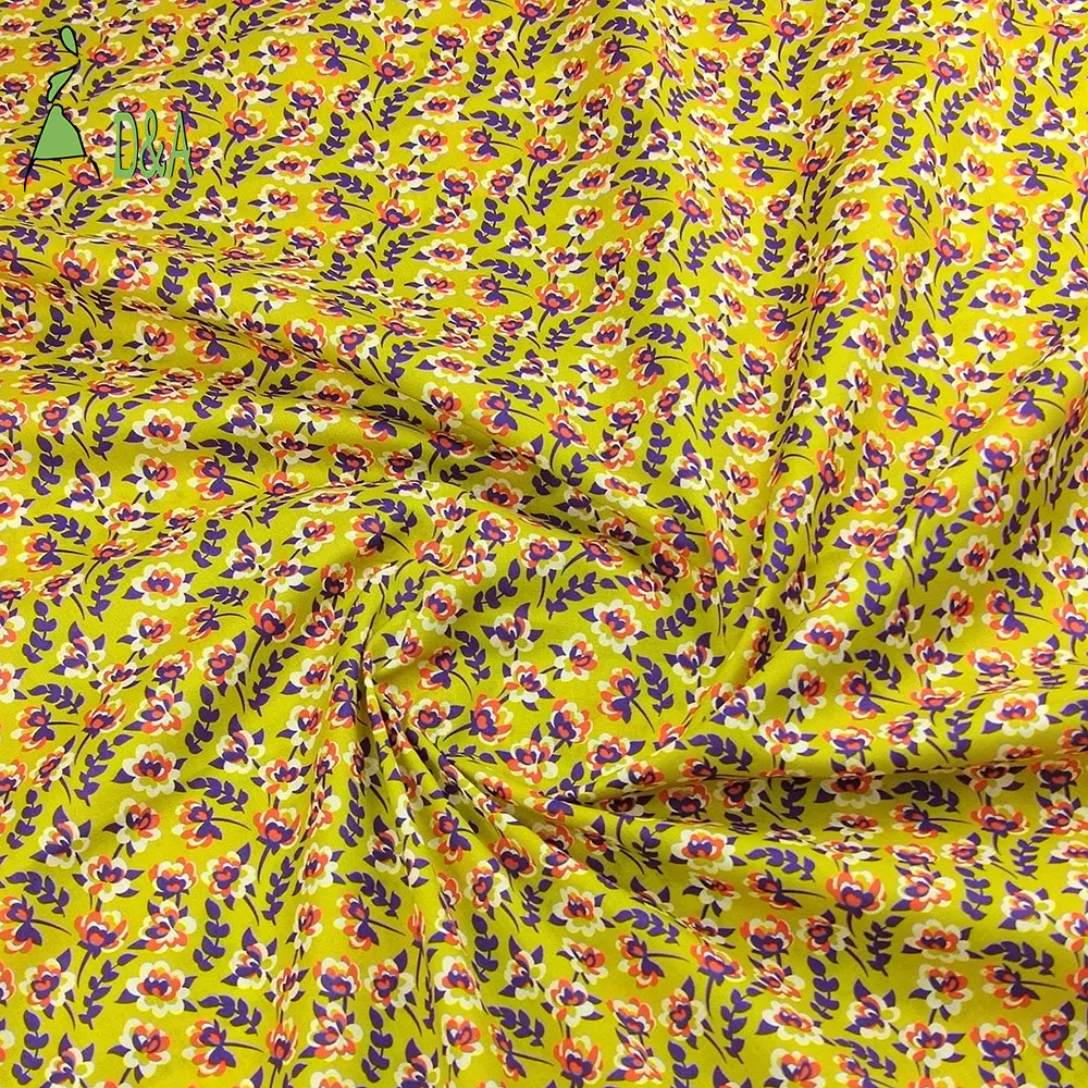 Wholesale Custom 80S Tissues Large Floral Printed Design 100% Cotton Eco-Friendly Moisture-Absorbent Fabric Craft Shirts Toys - Image 6