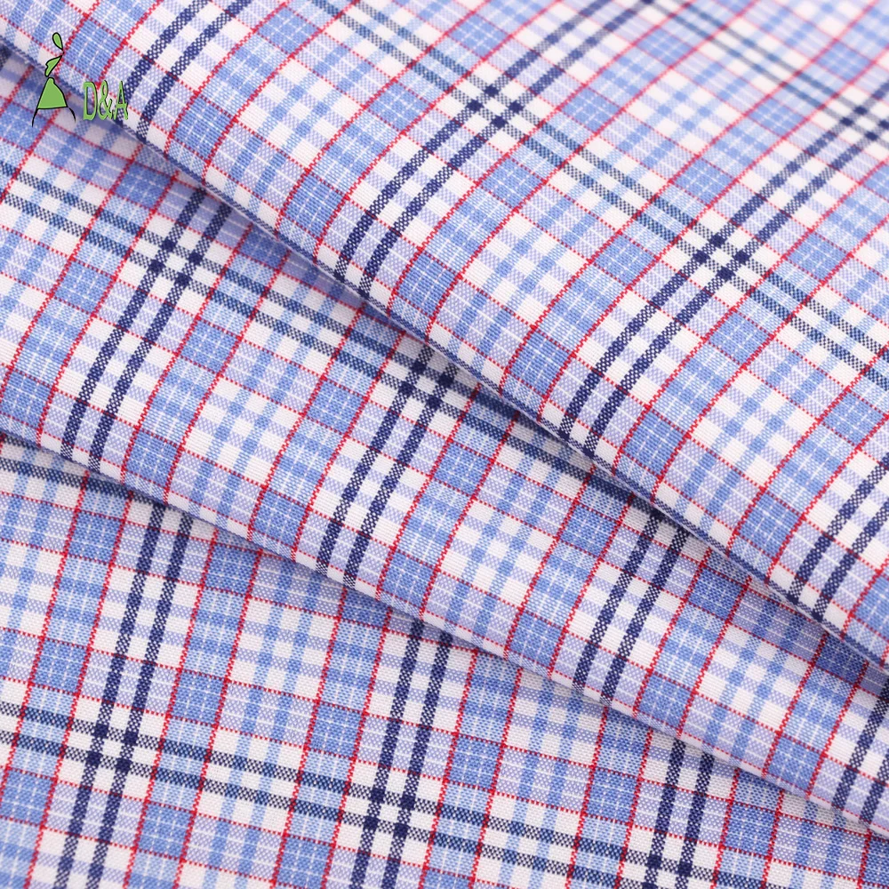 Wholesale Woven Sustainable Plaid 40% Polyester 30%Cotton 30%Viscose Shirting Fabric for Men Girls Boys-Dress Garment Use Stock - Image 4